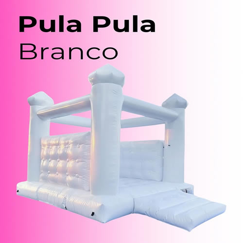 Aluguel de Pula-Pula Castelinho Branco