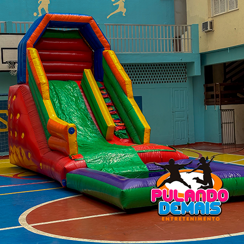 Aluguel de Mini Tobogã Inflável com Piscina de Bolinhas